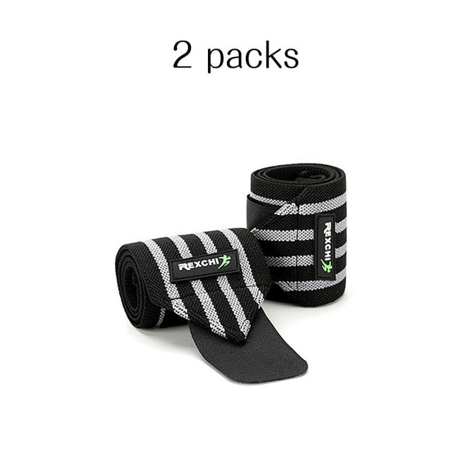 Rexchi wrist wraps – gray black, 2 packs
