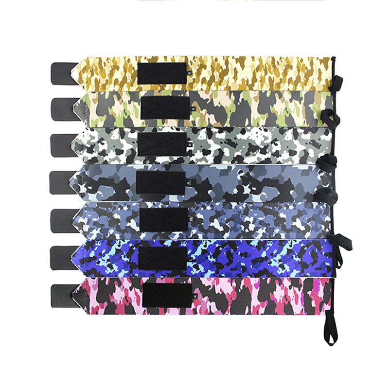 1 Pair  Camouflage nylon stretch wrap protects wrist Weightlifting wristband bandage sports protector wristband
