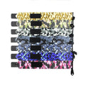 Camouflage wrist wraps flat lay – all available patterns