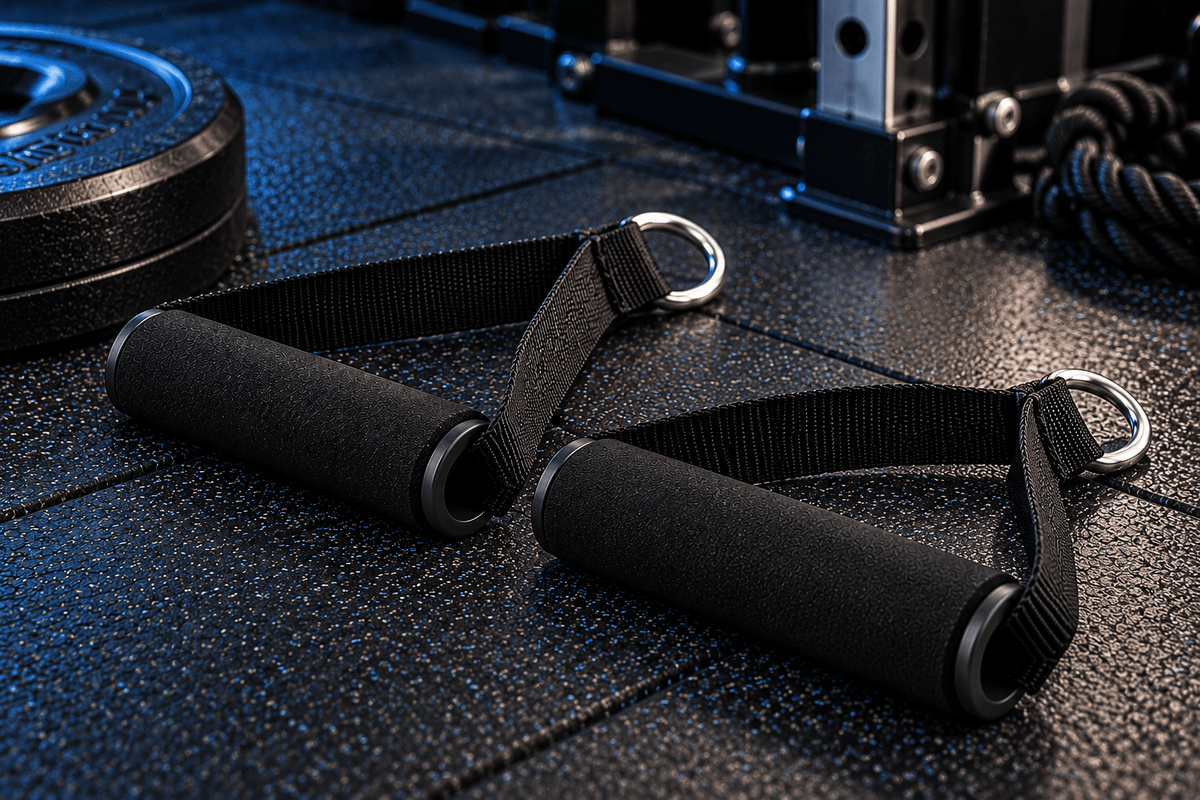 Cable Machine Handles - Foam Grip Pair - Eleva Labs