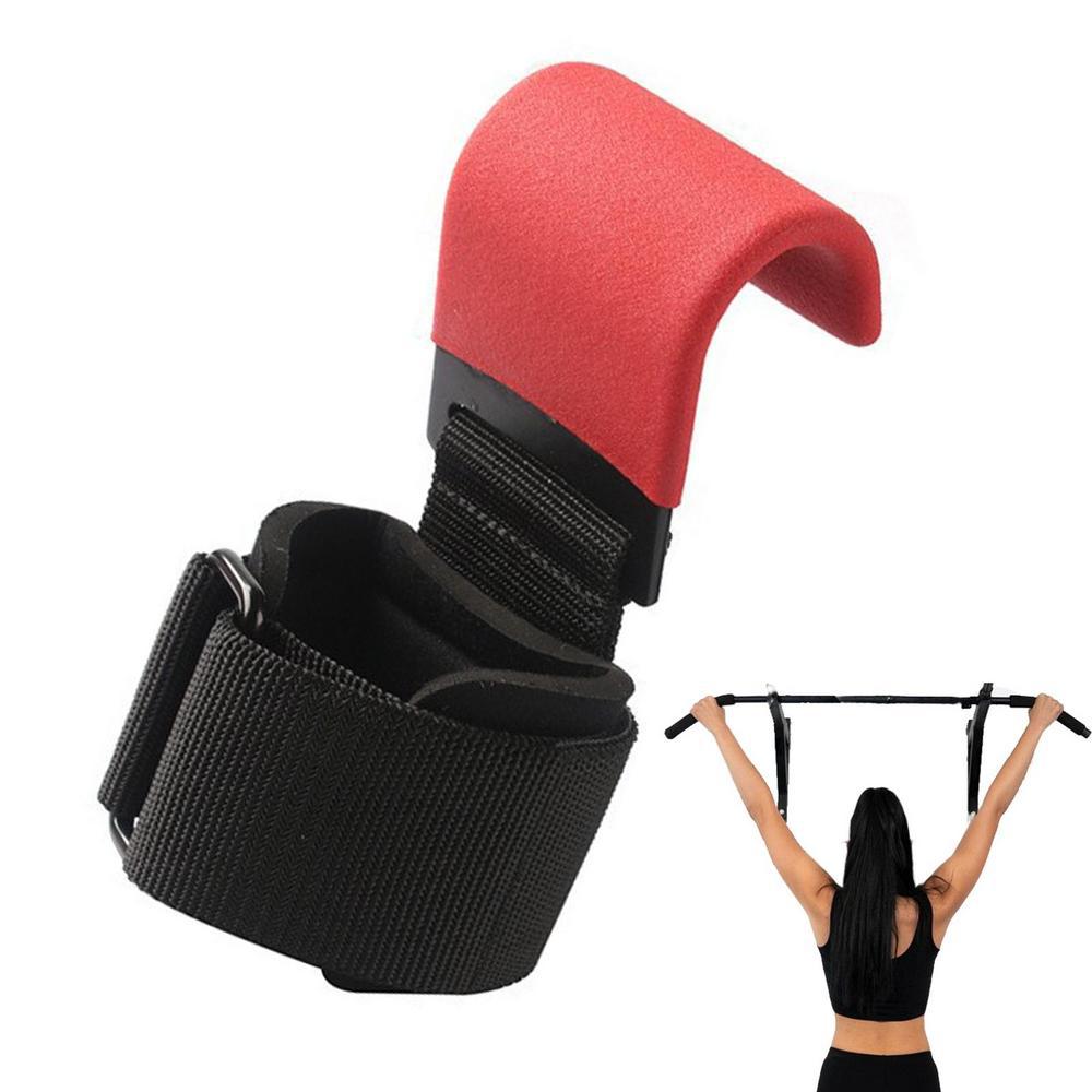 Fitness Weightlifting Gloves with Wrist Support, Pull-Up Hooks, Bar Training Equipment, Strength Training