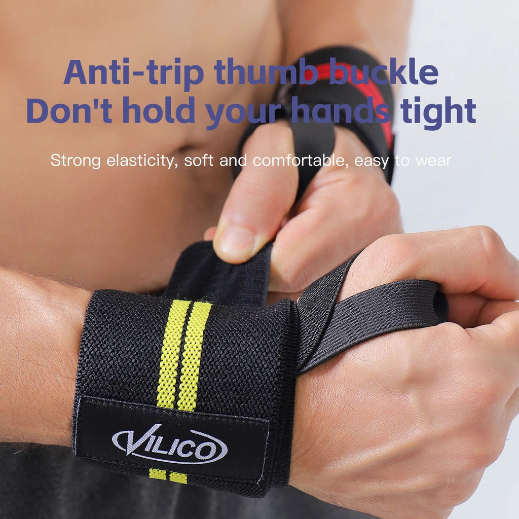 Elastic wrist wrap thumb loop close-up – Vilico