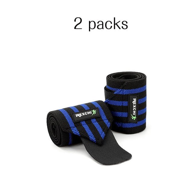 Rexchi wrist wraps – blue black, 2 packs
