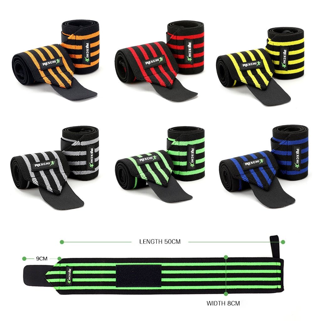 Rexchi wrist wraps color options – 50cm x 8cm