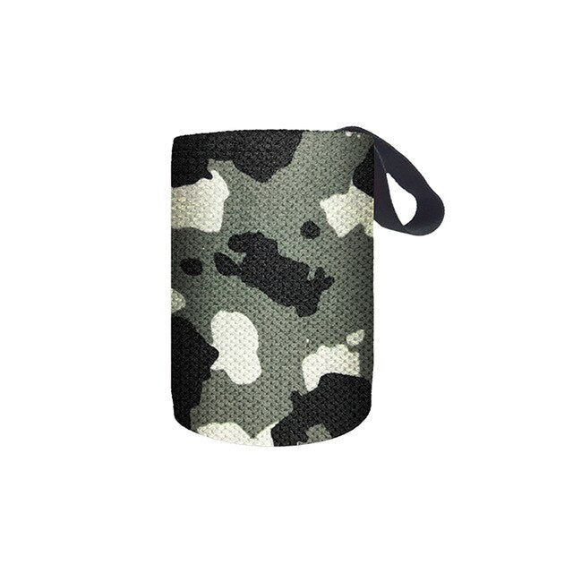 1 Pair Camouflage Nylon Stretch Wrap Wrist Protection Weightlifting Wristband Bandage Sports Protector Wristband