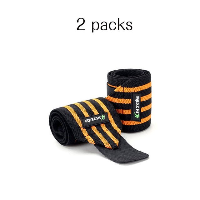 Rexchi wrist wraps – orange black, 2 packs