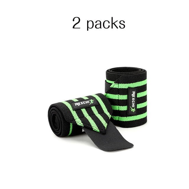 Rexchi wrist wraps – green black, 2 packs