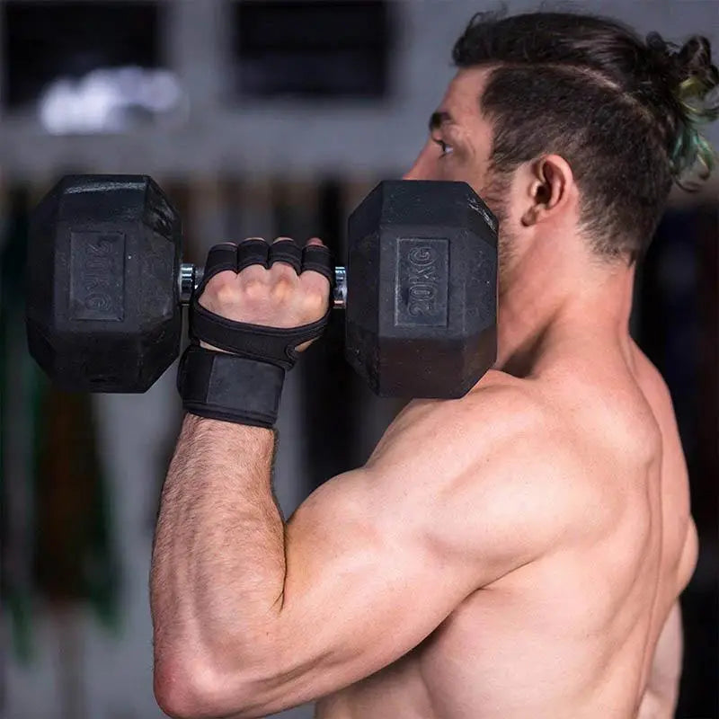 Silicone Breathable Weightlifting Gloves for Outdoor Sports