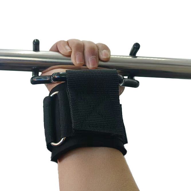 Fitness Weightlifting Gloves with Wrist Support, Pull-Up Hooks, Bar Training Equipment, Strength Training