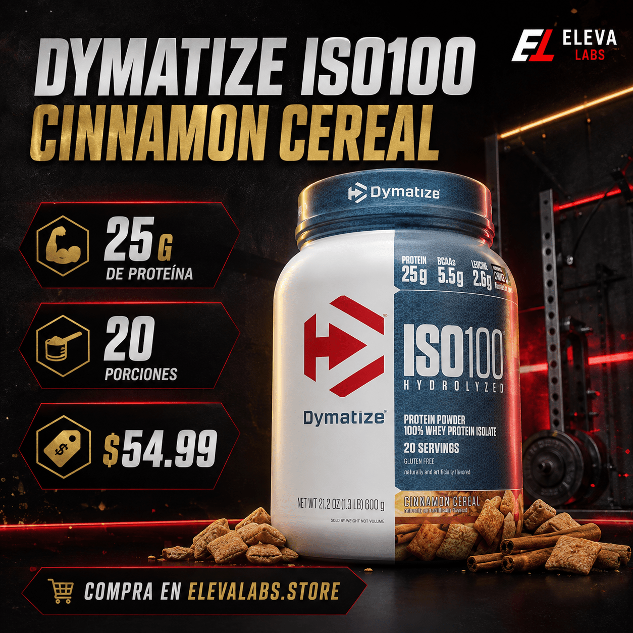 Dymatize ISO100 Hydrolyzed - Eleva Labs