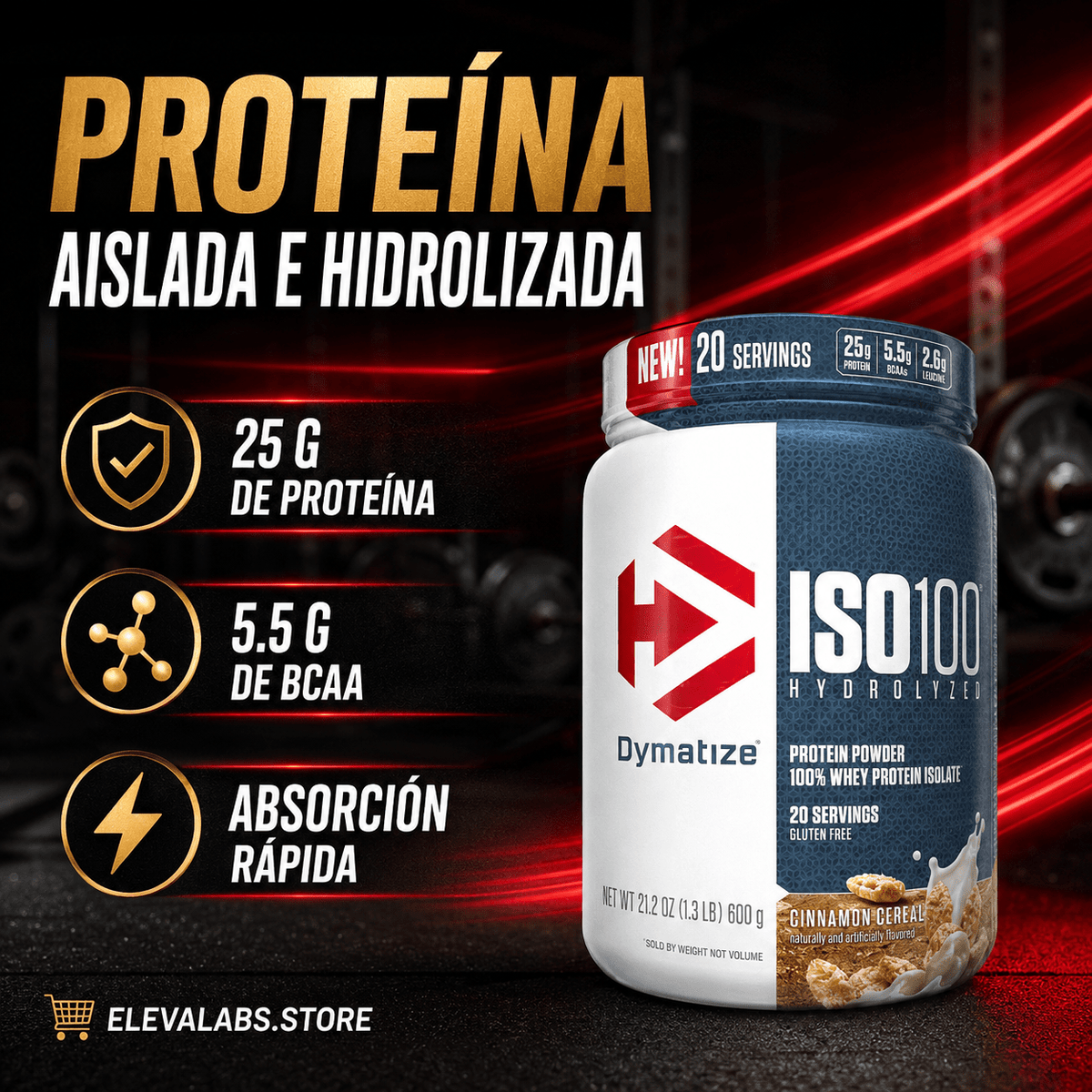 Dymatize ISO100 Hydrolyzed - Eleva Labs