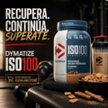 Dymatize ISO100 Cinnamon Cereal with shaker – available at elevalabs.store