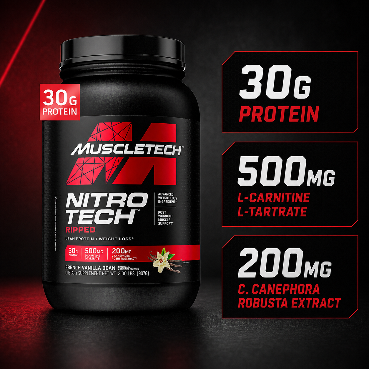 Muscletech Whey Protein French Vanilla