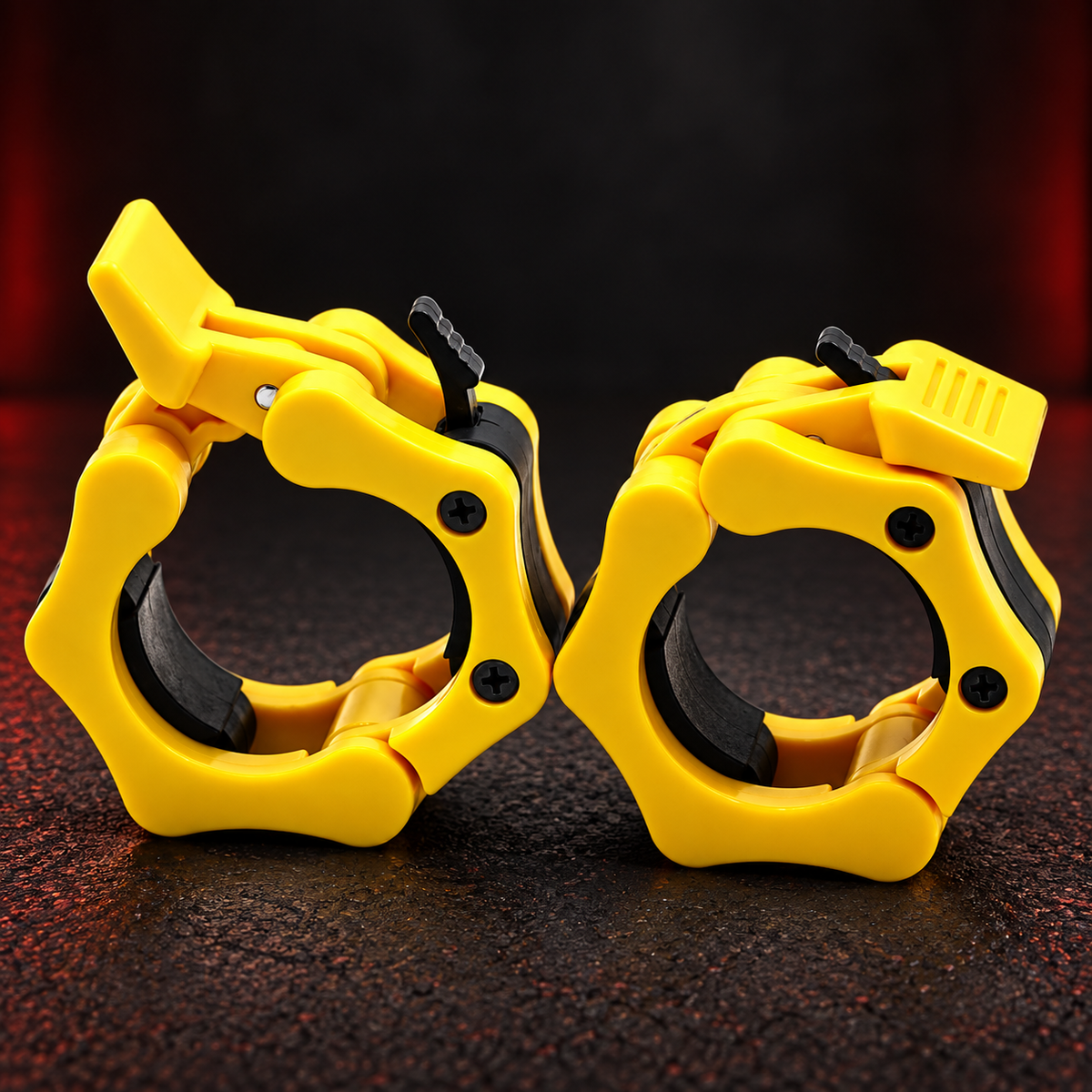 2-Inch Olympic Barbell Collars – Quick-Release Weight Clips (1 Pair)