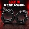 2-Inch Olympic Barbell Collars – Quick-Release Weight Clips (1 Pair)