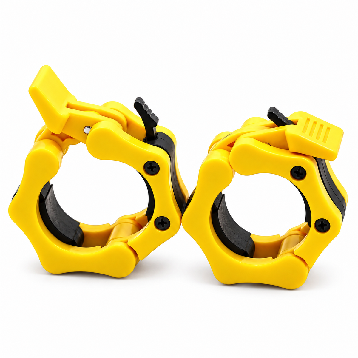 2-Inch Olympic Barbell Collars – Quick-Release Weight Clips (1 Pair)