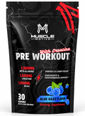 Muscle Motive Pre Workout with Creatine - Blue Razz, 30 Servings - Eleva Labs