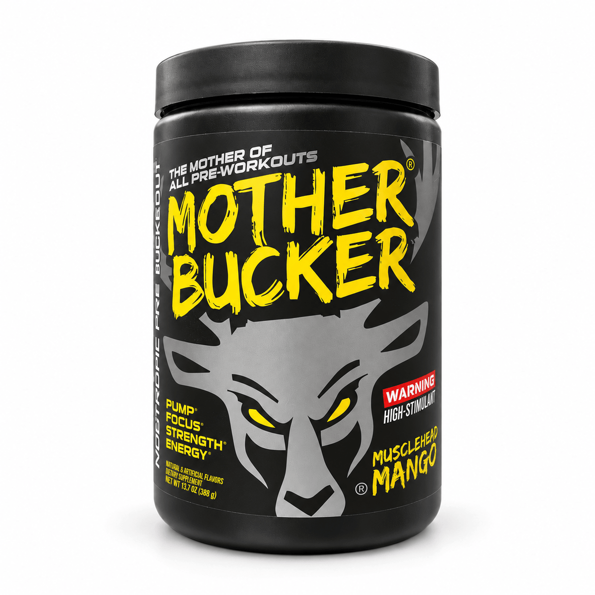 Mother Bucker Pre-Workout - Mango Cabezón | Bucked Up 400 mg - Eleva Labs