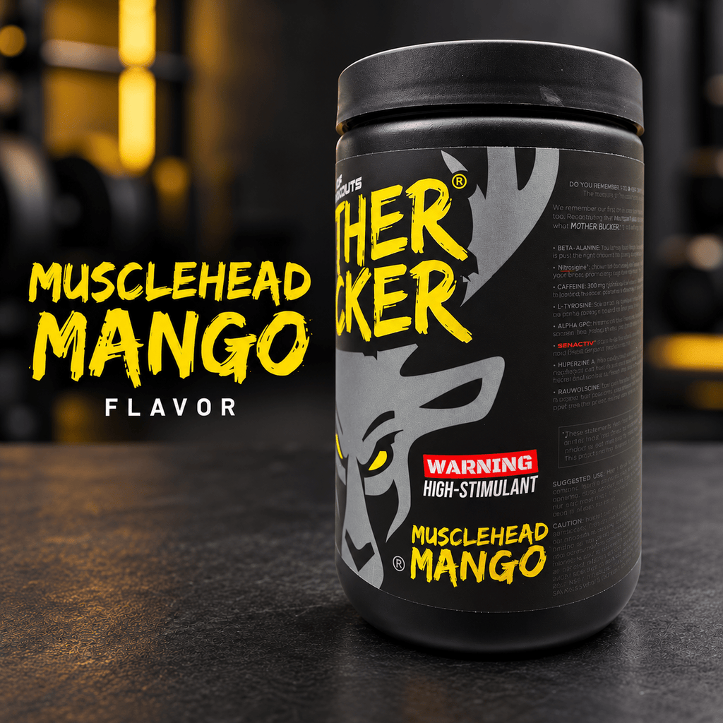 Mother Bucker Pre-Workout - Mango Cabezón | Bucked Up 400 mg - Eleva Labs