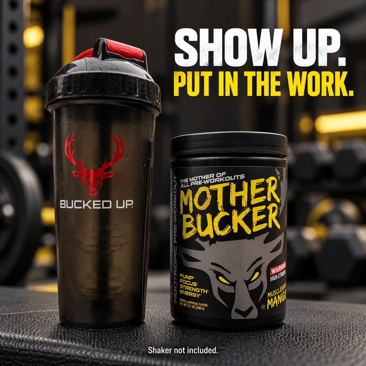 Mother Bucker Pre-Workout - Mango Cabezón | Bucked Up 400 mg - Eleva Labs