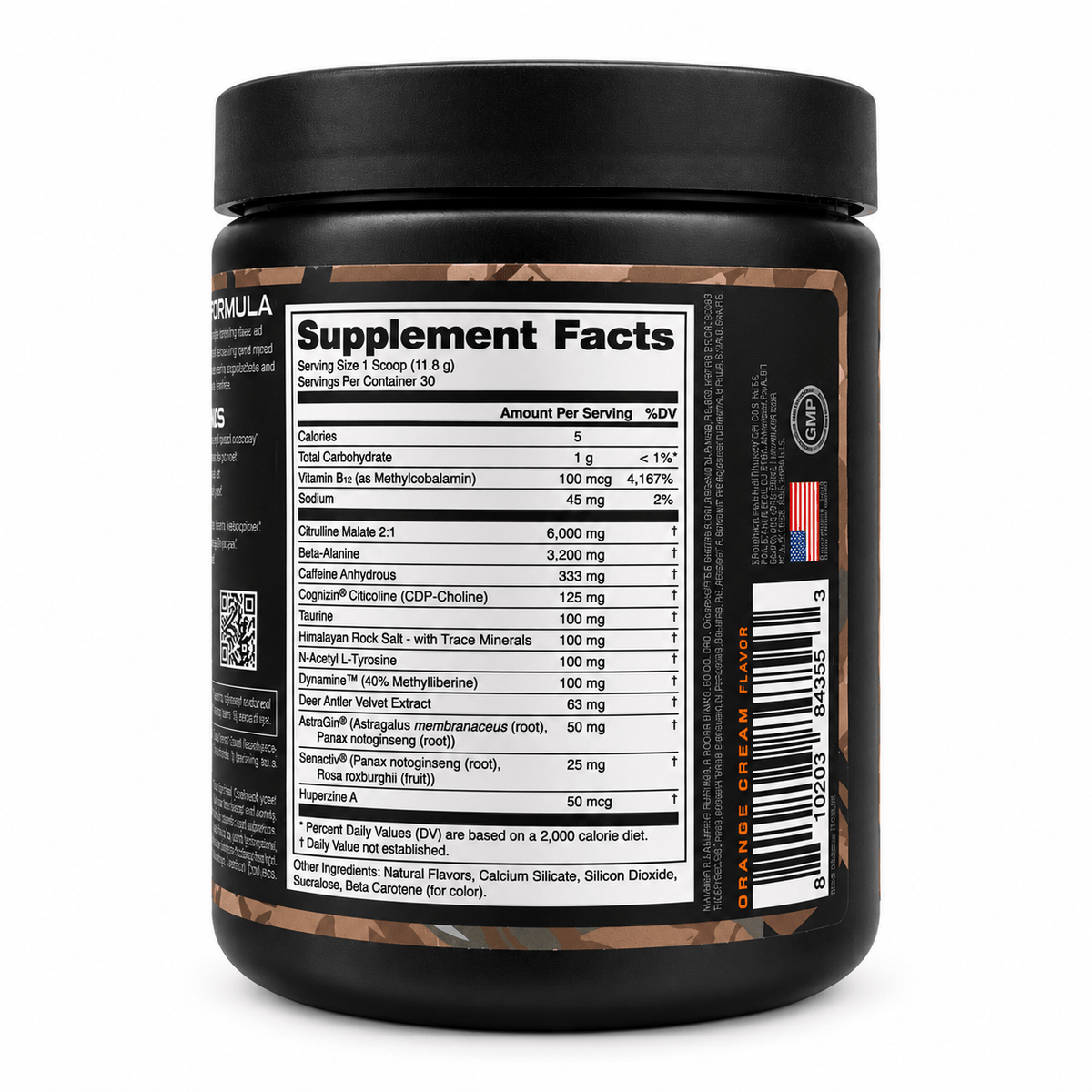 Bucked Up BAMF Orange Cream Limited Edition Pre-Workout - Eleva Labs