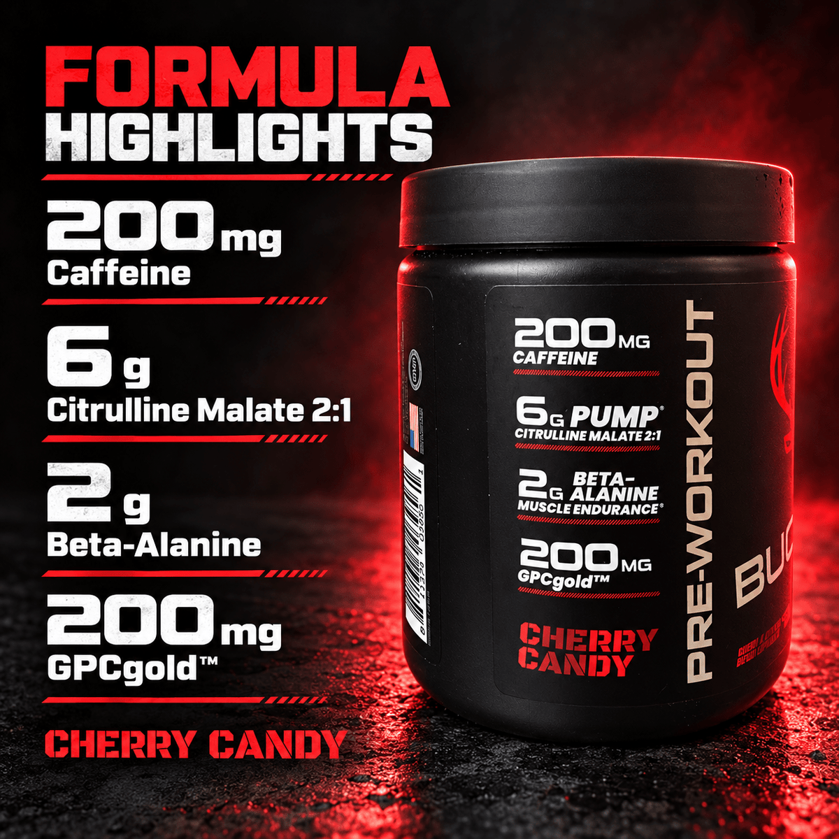 Bucked Up Pre-Workout | Energy, Pump & Focus | Sugar-Free - Eleva Labs